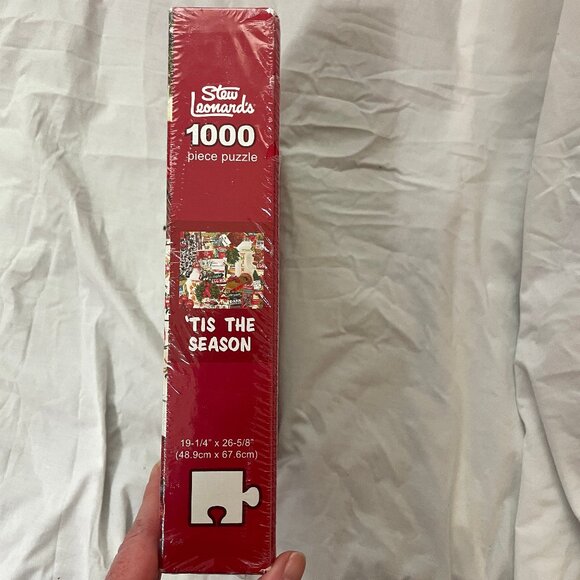 NIB Stew Leonard's Iconic Grocery 'Tis the Season X-MAS 1000 PC Puzzle SEALED - Picture 3 of 12